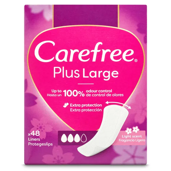 Protegeslips maxi Carefree caja 48 unidades 2