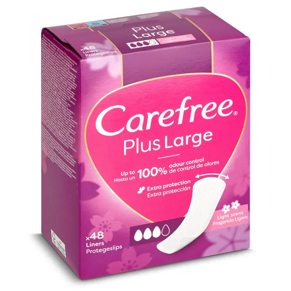 Protegeslips maxi Carefree caja 48 unidades