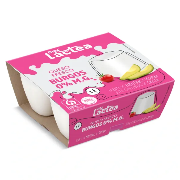 Queso fresco 0% M.G. Dia Láctea 4 x 62.5 g 3