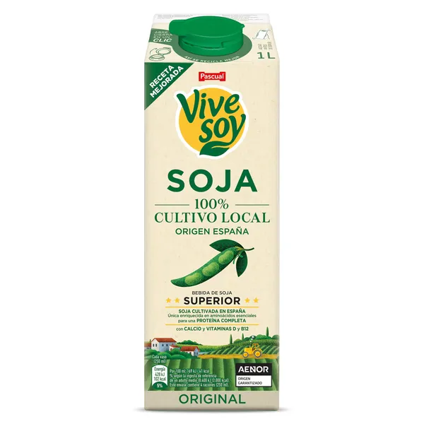 Bebida de soja Pascual Vivesoy 1 L 2