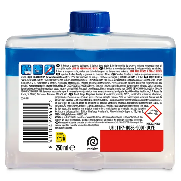 Limpiador para lavavajillas Finish 250 ml 3