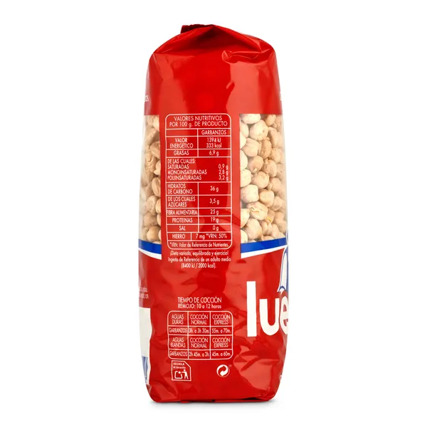 Garbanzos Luengo bolsa 1 Kg 3