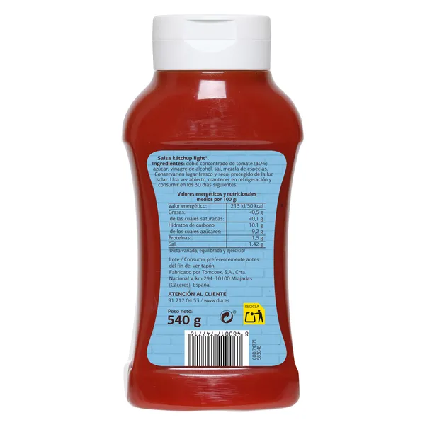 Ketchup light Dia Salseo 540 g 3
