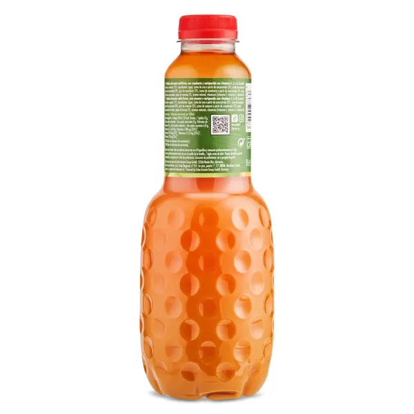 Bebida de zumo de naranja, zanahoria y uva Granini botella 1 L 2