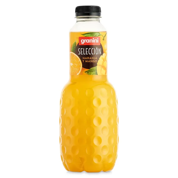 Bebida de naranja y mango selección Granini botella 1 L