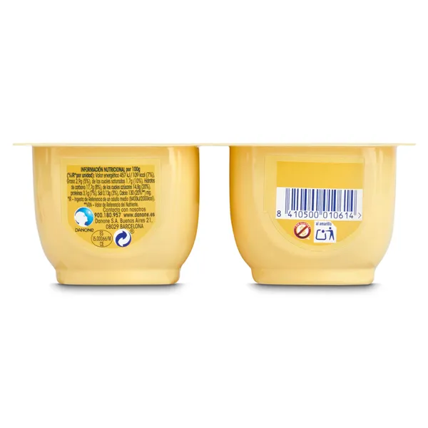 Natillas de vainilla Danet pack 4 x 120 g 4