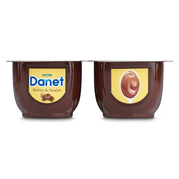 Natillas de chocolate Danet pack 4 x 120 g 3