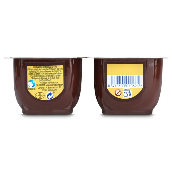 Natillas de chocolate Danet pack 4 x 120 g 4
