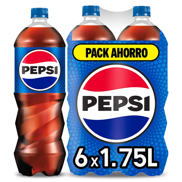 Refresco de cola clásica Pepsi pack 6 x 1.75 L