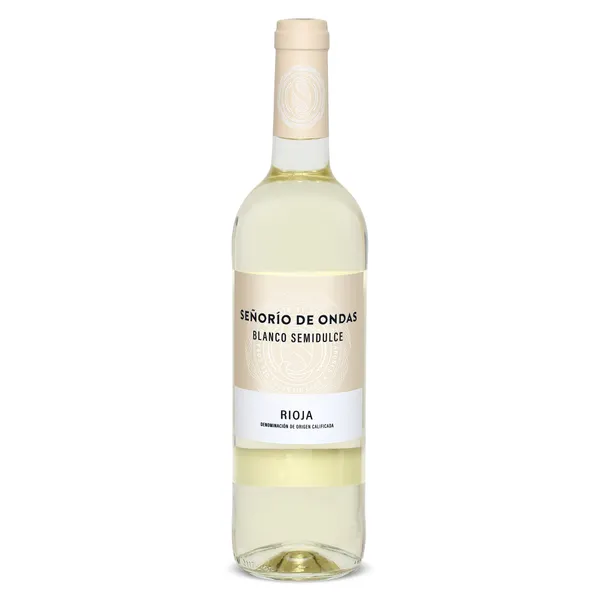 Vino blanco semidulce D.O. Rioja Señorío de Ondas botella 75 cl