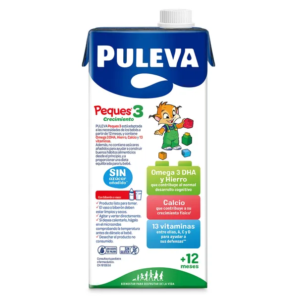 Leche infantil crecimiento Peques 3 Puleva 1 L 6