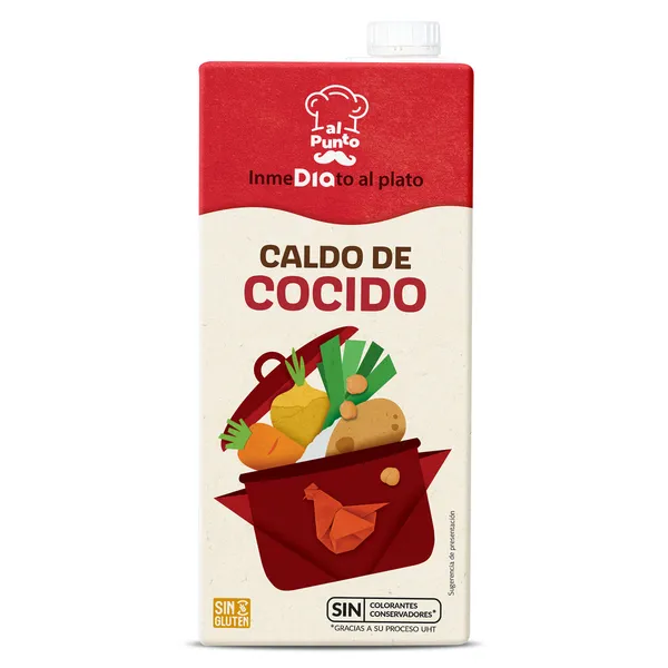 Caldo de cocido Dia Al punto brik 1 L 2