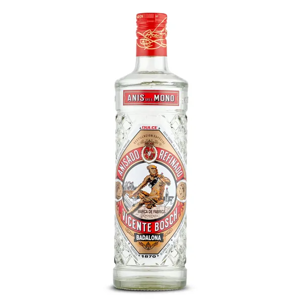 Licor de anís dulce Del mono botella 70 cl 2