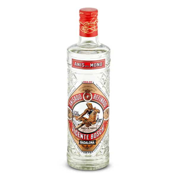 Licor de anís dulce Del mono botella 70 cl