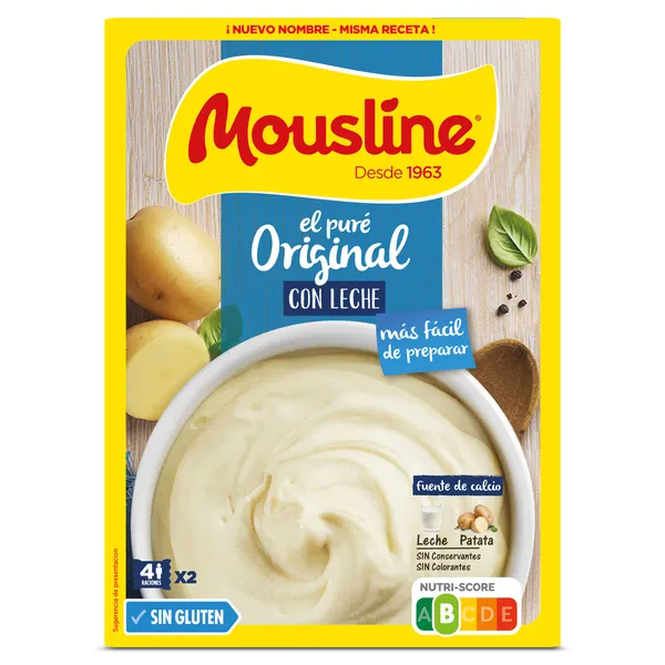 Puré de patatas con leche Mousline 230 g 2
