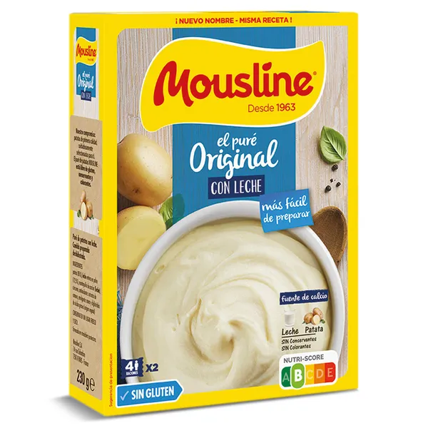 Puré de patatas con leche Mousline 230 g