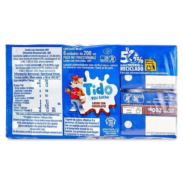 Batido de chocolate Puleva 6 x 200 ml 4