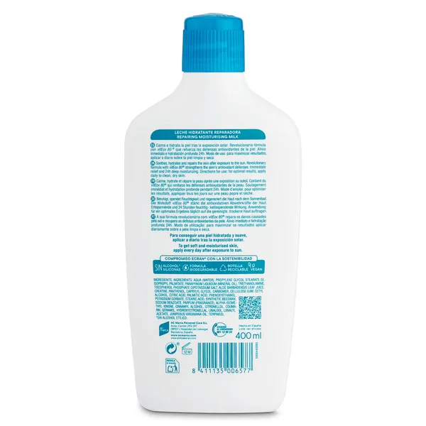 Aftersun leche hidratante reparadora Ecran 400 ml 3
