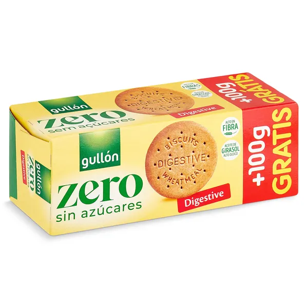 Galletas digestive sin azúcares Gullón 400 g 3