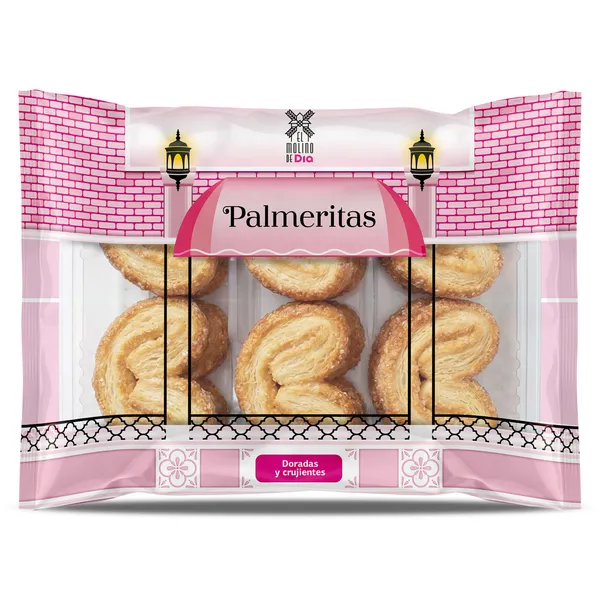 Palmeritas El molino de Dia bandeja 245 g