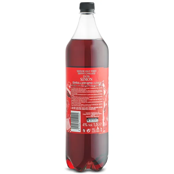 Tinto de verano clásico Don Simón botella 1.5 l 2