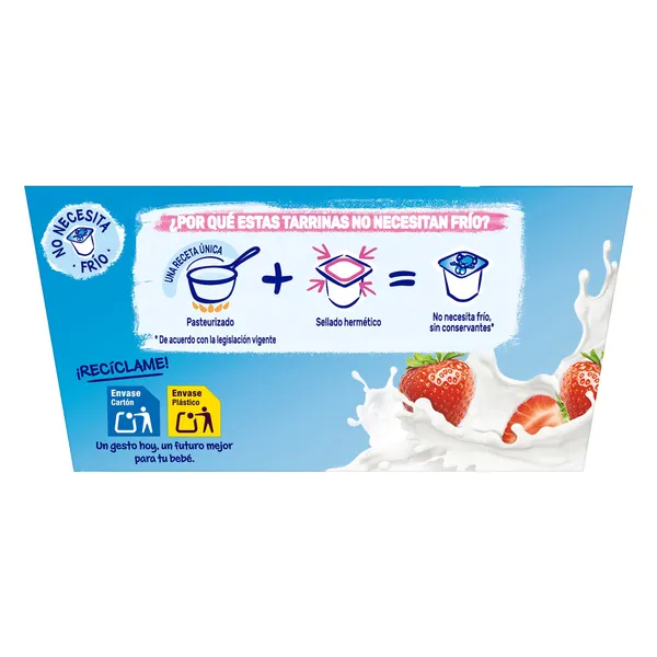 Postre lacteo fresa Nestlé Yogolino pack 4 x 100 g 4