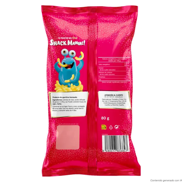 Dianitos Dia Snack Maniac 80 g 3