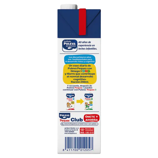 Leche crecimiento Peques 2 Puleva brik 1 l 4