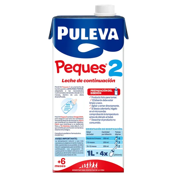 Leche crecimiento Peques 2 Puleva brik 1 l 5
