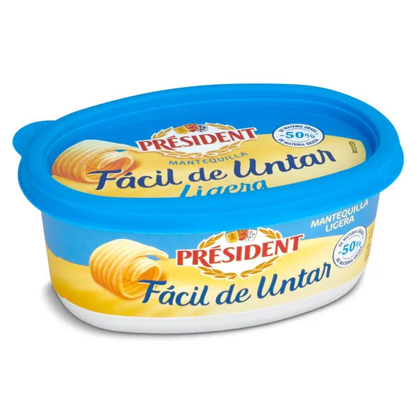 Mantequilla ligera fácil de untar President 250 g 3