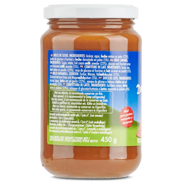 Dulce de leche Mardel frasco 450 g 3