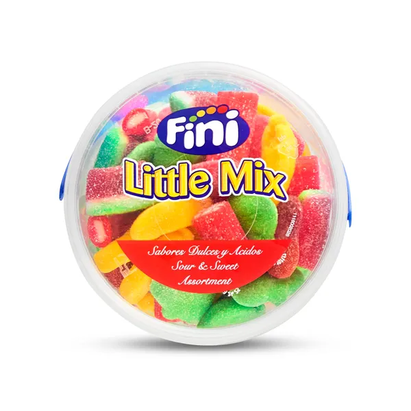 Golosinas surtidas little mix Fini tarrina 500 g 2