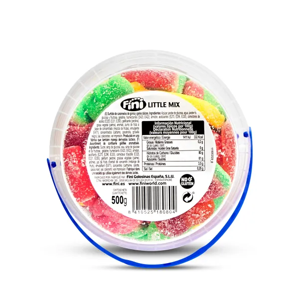 Golosinas surtidas little mix Fini tarrina 500 g 4