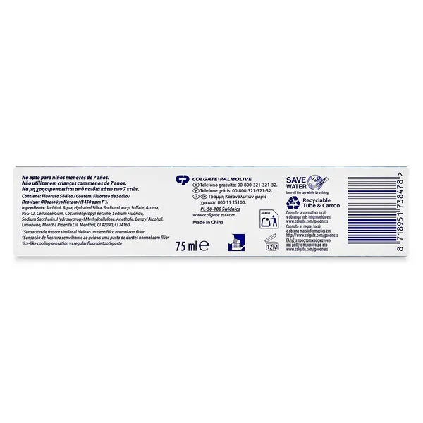Pasta de dientes refrescante Colgate Max Fresh tubo 75 ml 4