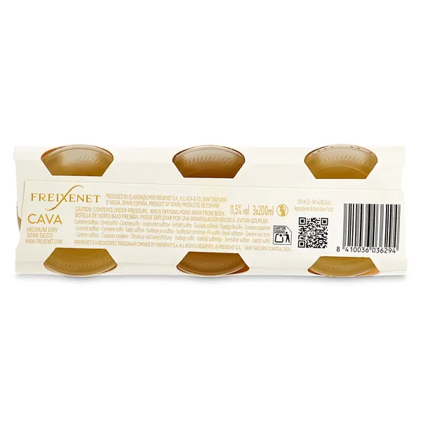 Cava semiseco Freixenet Carta Nevada botella 3 x 20 cl 2