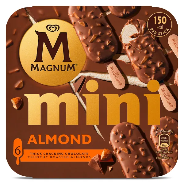 Magnum mini almendrado 6 x 44 g 2