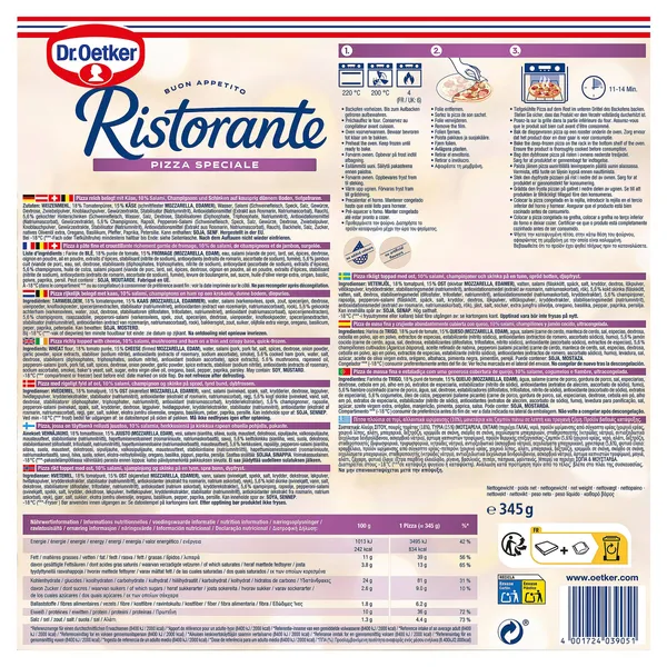 Pizza speciale Dr. Oetker Ristorante 345 g 2