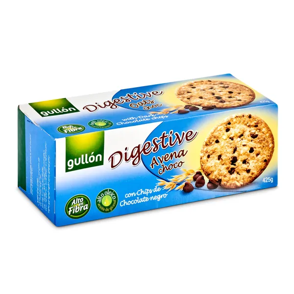 Galletas digestive con avena y chocolate Gullón 425 g 3