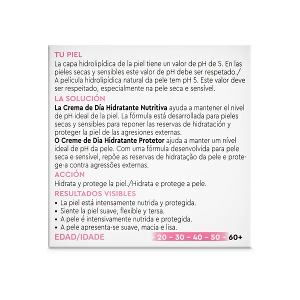 Crema de día hidratante nutritiva piel seca/sensible Diadermine frasco 50 ml 3