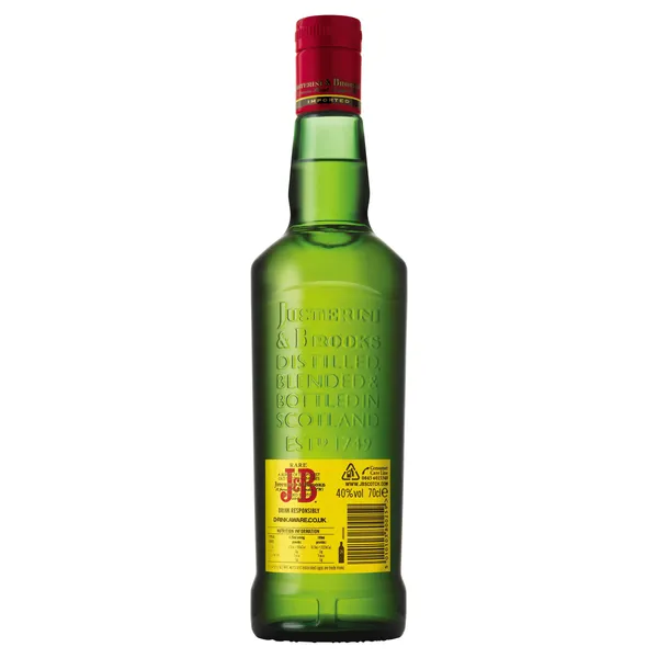 Whisky J&b botella 70 cl 2