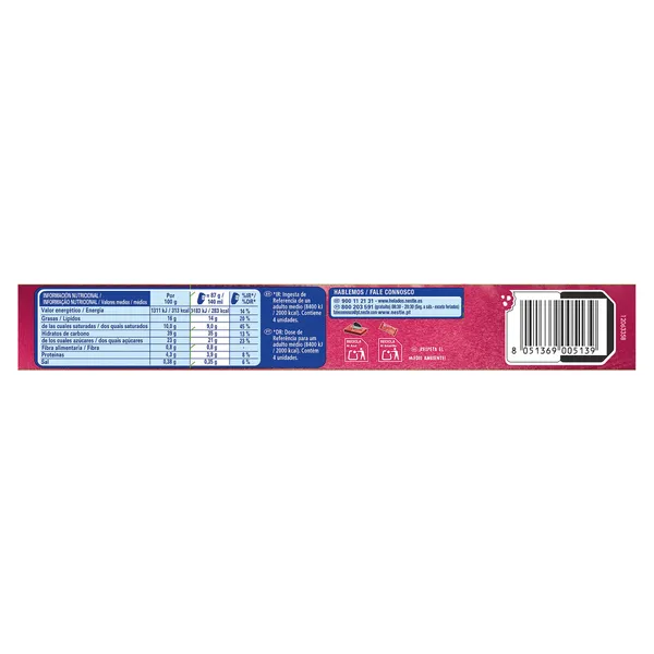 Helado sandwich red cheesecake 4 unidades Nestlé caja 356 g 4