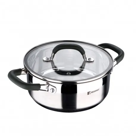 Bergner Bg32126mm Cacerola Con Tapa 20 Cm Acero Inox