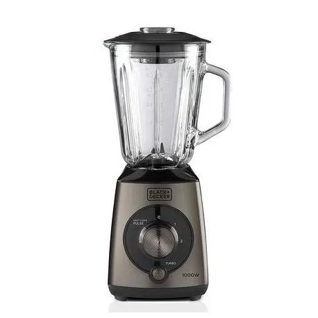 Black&Deker Bxjb1000e Batidora De Vaso 1000 W, 1.5 Litros. Función Turbo, Gris.