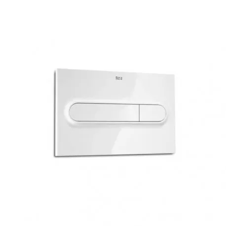 Roca Placa Accionamiento Pl1 Dual Blanca