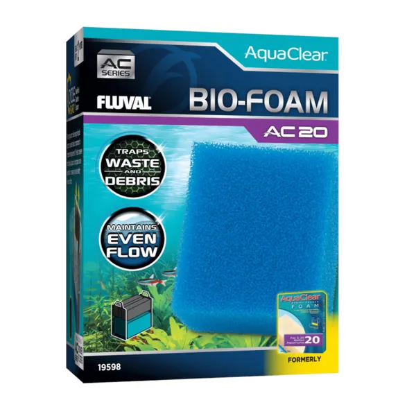 0.02 KG Fluval AquaClear AC Bio-Foam Filtro de Esponja para acuarios