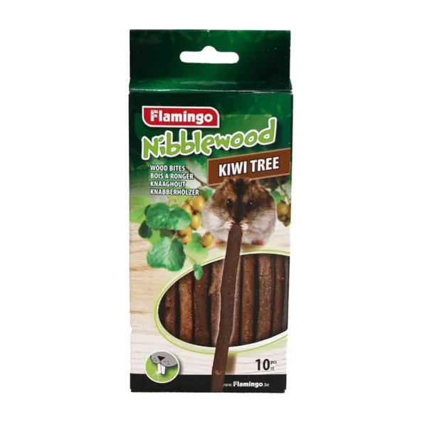 0.04 KG Flamingo Nibblewood Palitos de madera para roedores