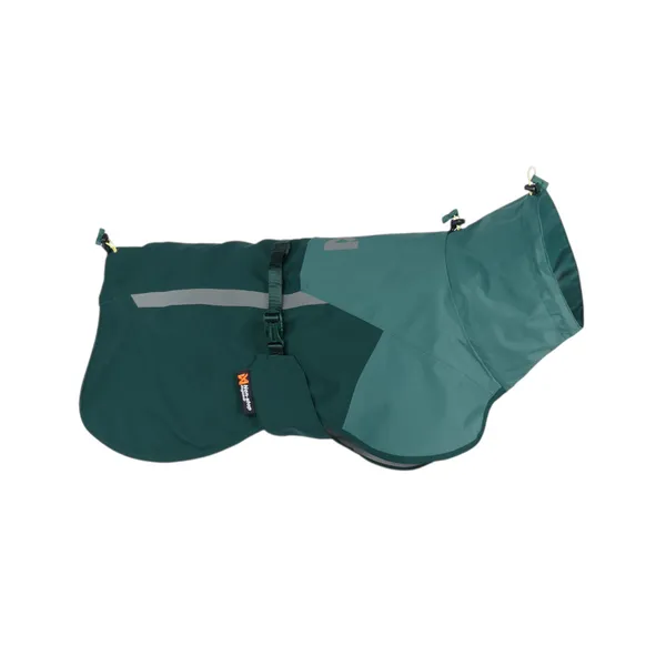 Non-stop Dogwear Chubasquero Impermeable Azul y Verde para perros