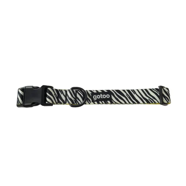 Gotoo Collar estampado zebra para perros