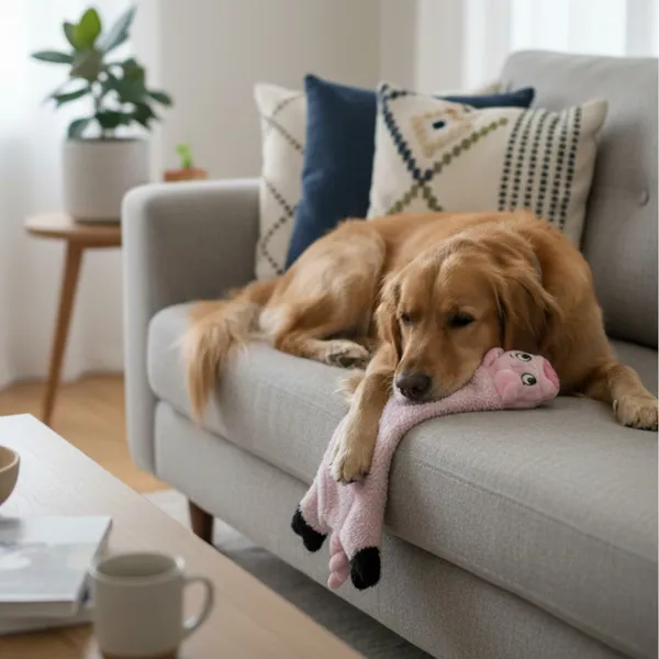 LOVE THE EARTH Peluche Cerdo con Sonido para perros