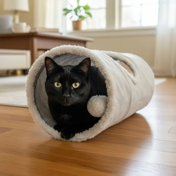 Tootoy! Tunnel con Juguete para gatos